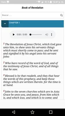 KJV Bible dramatized android App screenshot 0