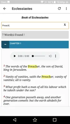 KJV Bible dramatized android App screenshot 2