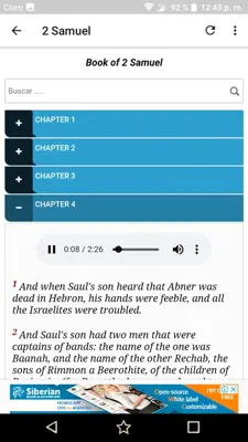 KJV Bible dramatized android App screenshot 3